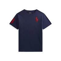 Boy's Pony Cotton Jersey Tee