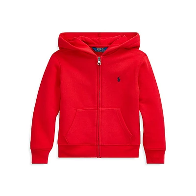 Little Boy's Front Zip Hoodie