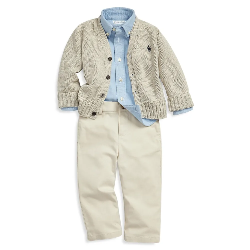 Baby Boy's Cotton Twill Pants