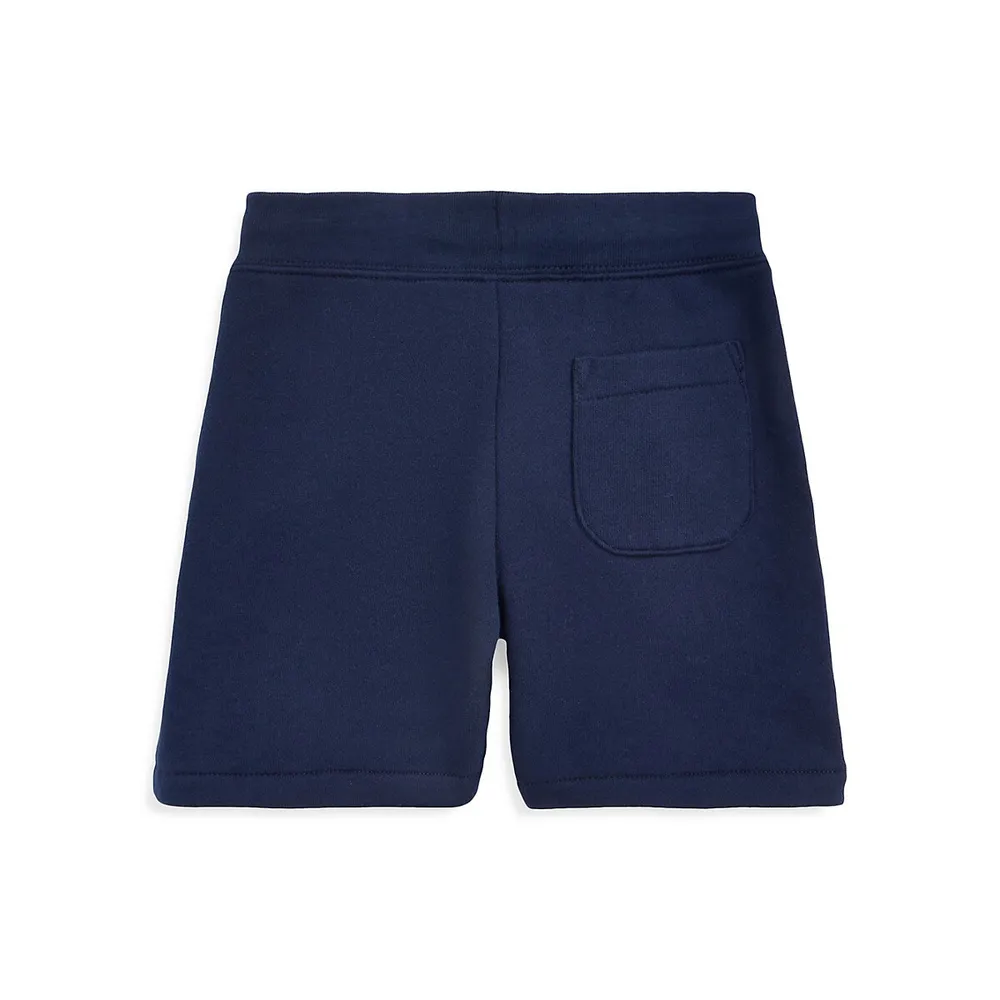 Little Boy’s Cotton-Blend Drawstring Shorts