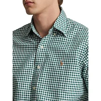 Classic-Fit Gingham Oxford Shirt