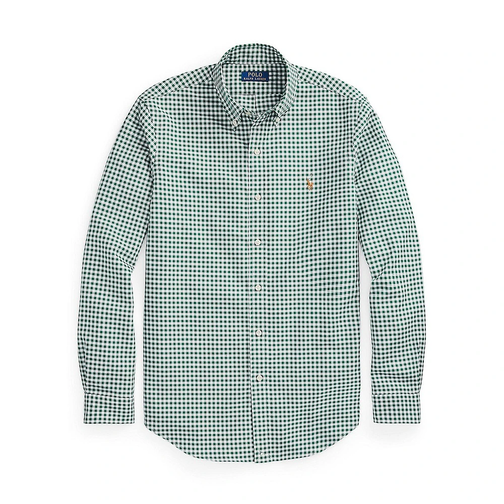 Classic-Fit Gingham Oxford Shirt