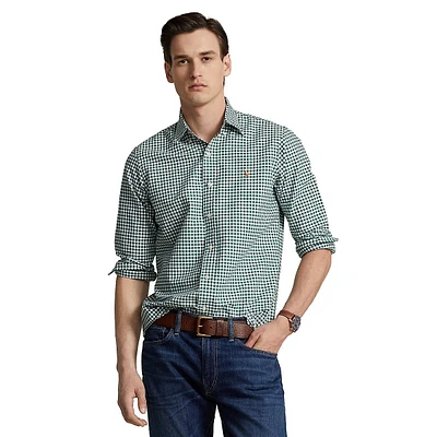 Classic-Fit Gingham Oxford Shirt