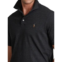 Polo doux au toucher de coupe ajustée