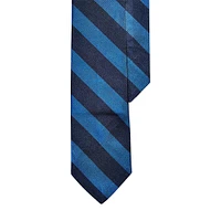 Striped Silk Repp Tie