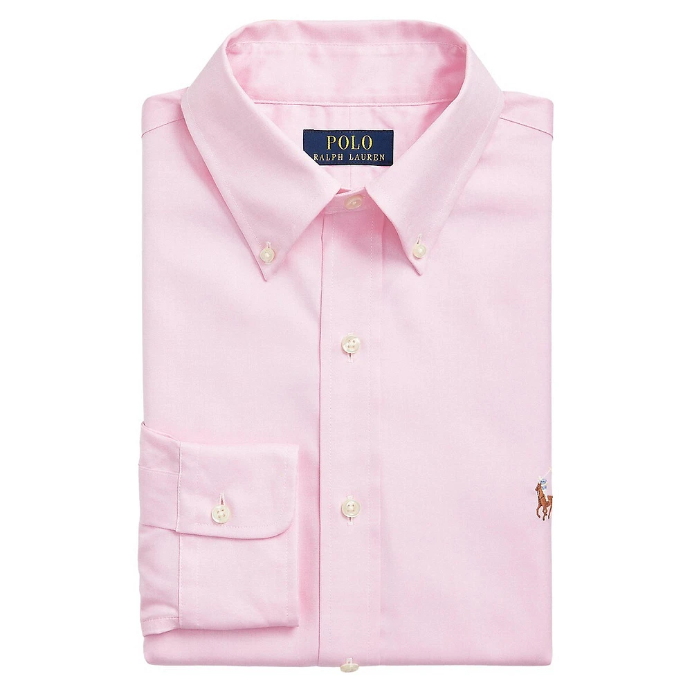 Classic-Fit Pinpoint Oxford Shirt