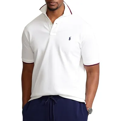 Big & Tall Mesh Polo Shirt