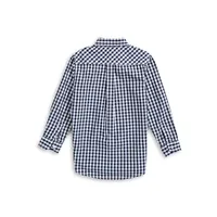Little Boy's Checkered Button-Down Shirt