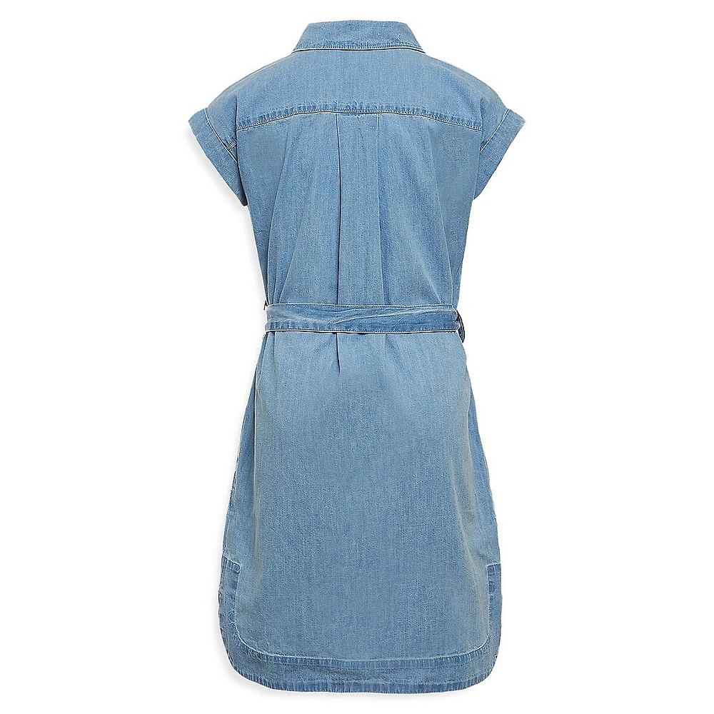 Girl's Denim & Chambray Shirtdress