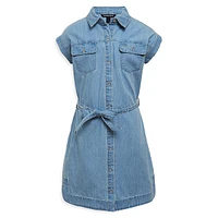 Girl's Denim & Chambray Shirtdress