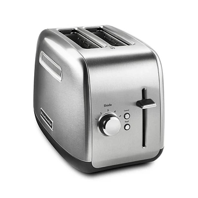 Two-Slice Stainless Steel Toaster