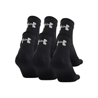 UA Training Cotton 6-Pack Quarter Socks