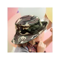 Kid's Camo-Print UPF 50 Bucket Hat