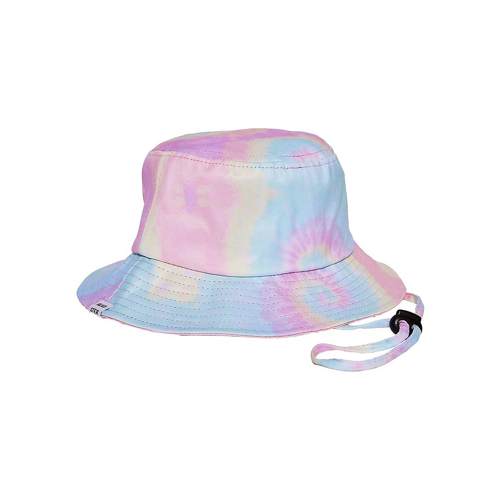 Baby & Little Kid's UPF 50 Reversible Tie-Dye Bucket Hat