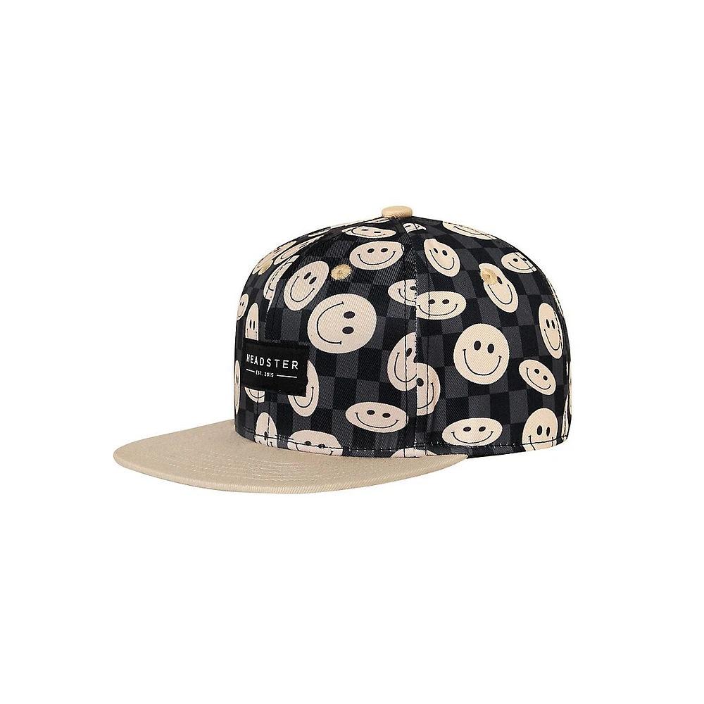 Little Kid's & UPF 50 Smiley Snapback Cap