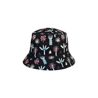 Little Kid's & UPF 50 Jungle Fever Reversible Bucket Hat