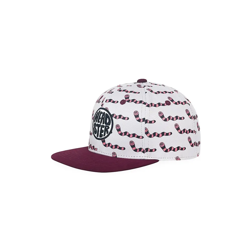 Kid's Worms Snapback Hat