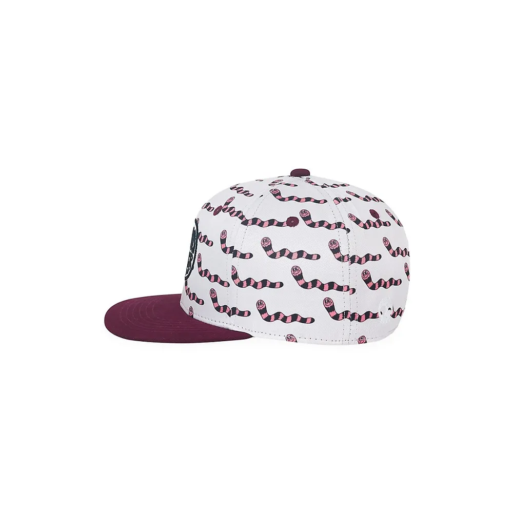 Kid's Worms Snapback Hat