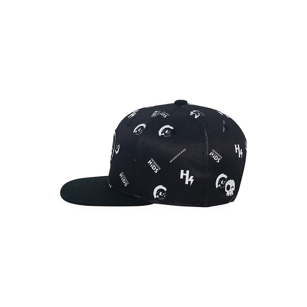 Kid's Monogram Snapback Cap