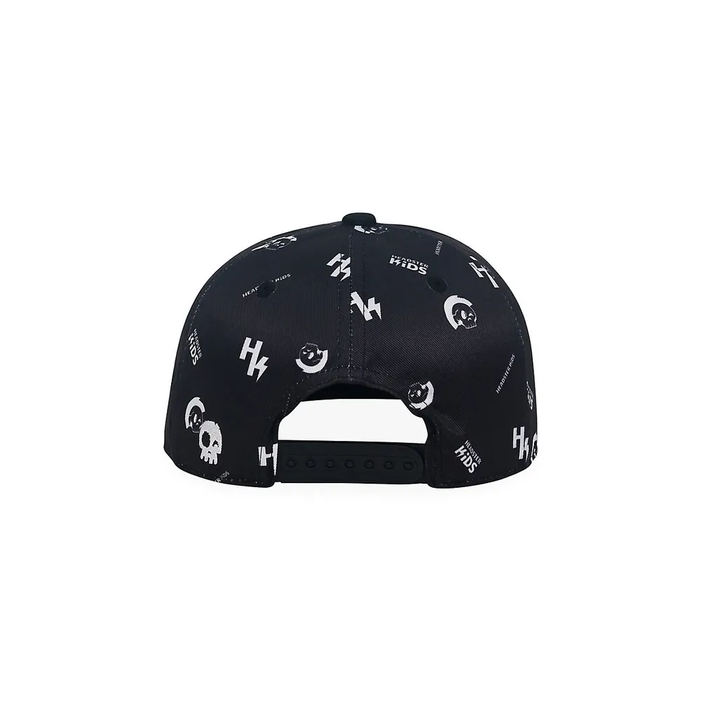 Kid's Monogram Snapback Cap