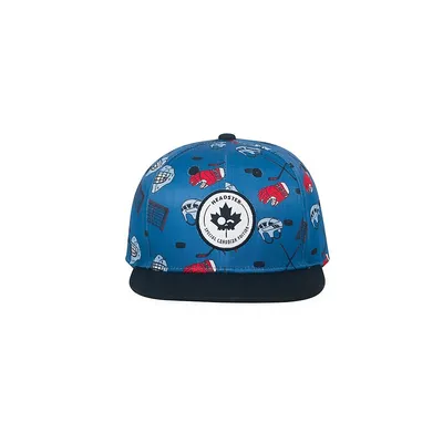 Kid's Hockey Night Snapback Hat