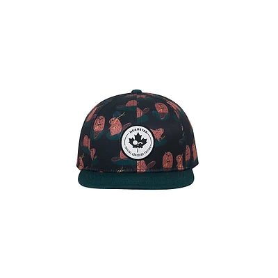 Kid's Beaver Tail Snapback Hat