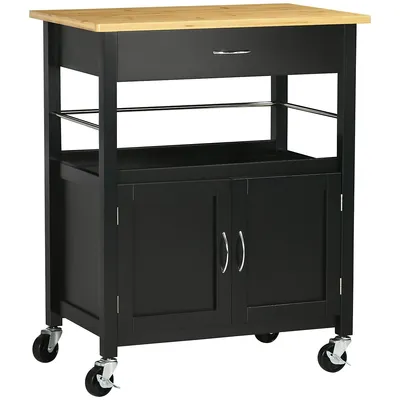 Kitchen Trolley Utility Rolling Cart, With Storage Drawer
