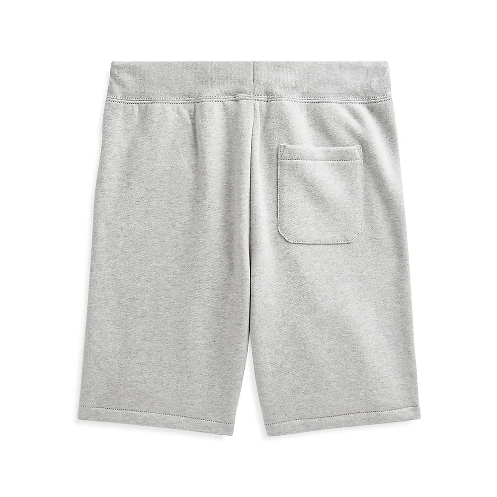 Boy’s Cotton-Blend Drawstring Shorts