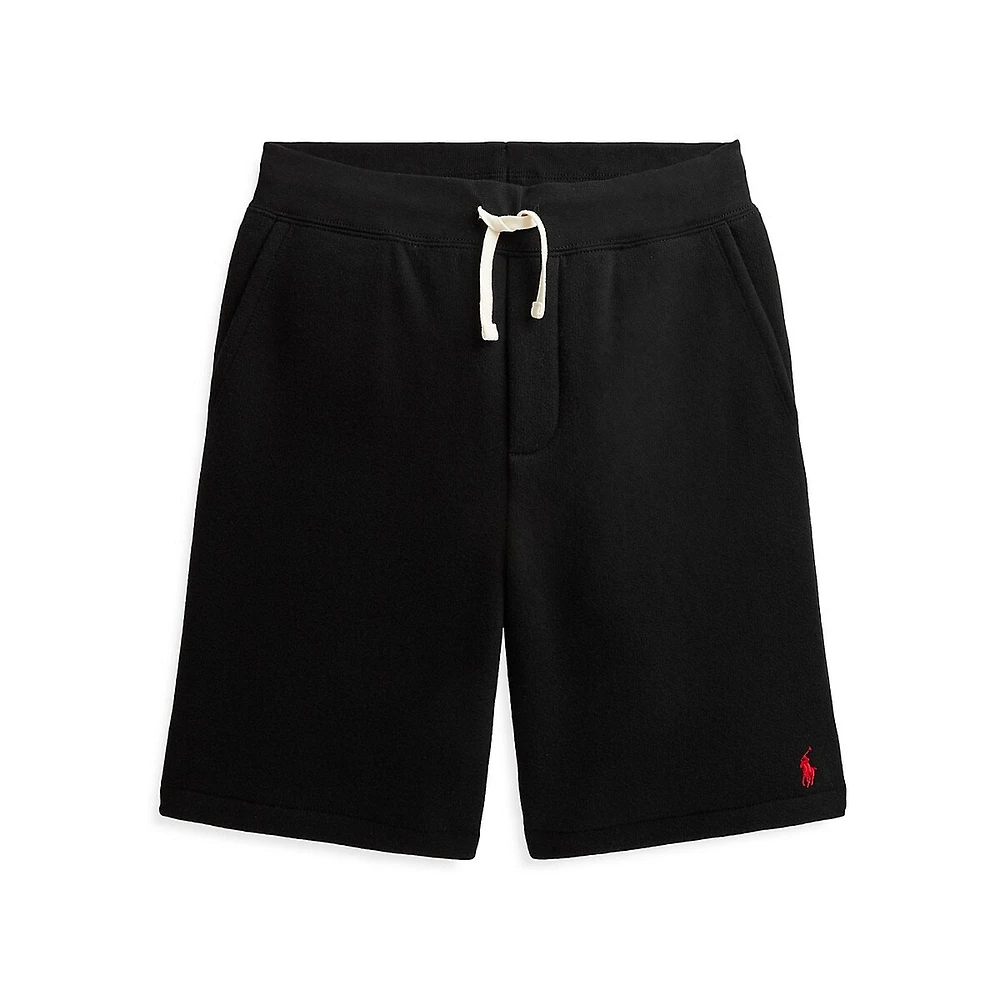 Boy’s Cotton-Blend Drawstring Shorts