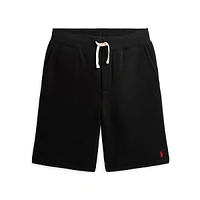 Boy’s Cotton-Blend Drawstring Shorts