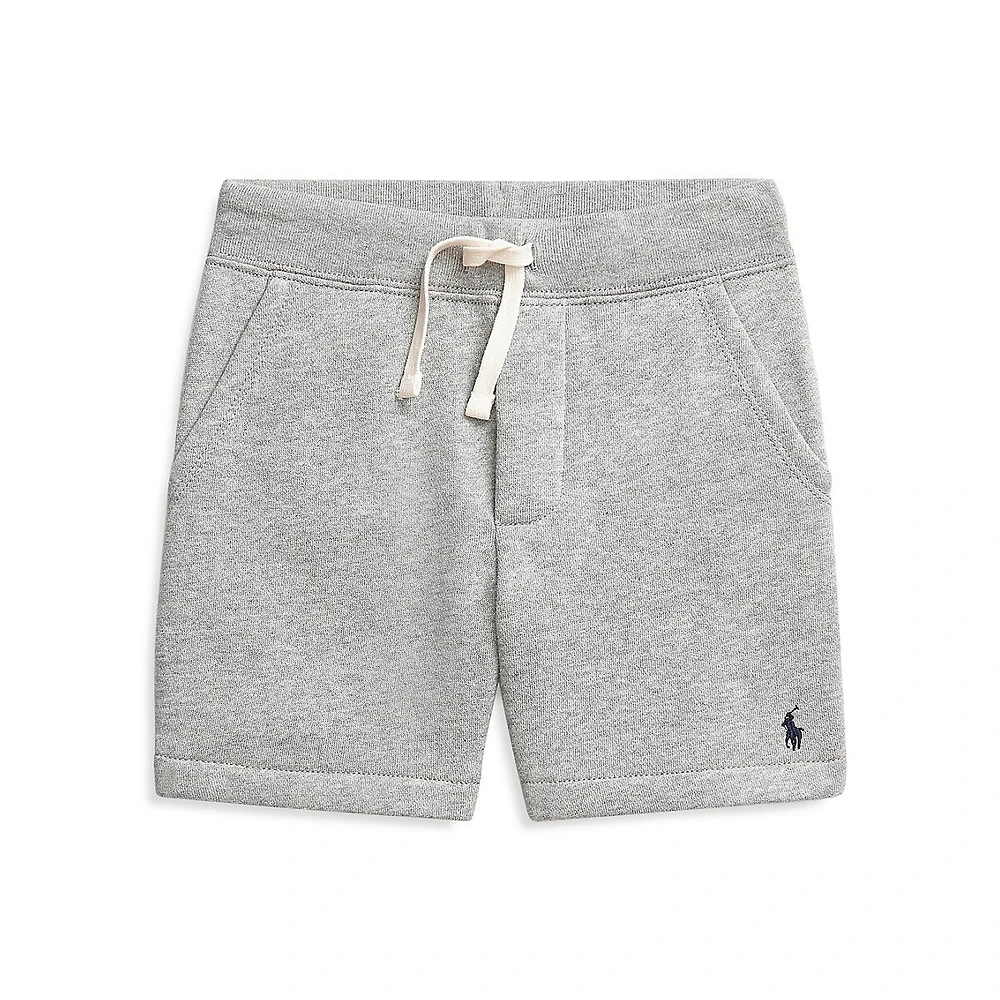 Little Boy's Heathered Fleece Shorts