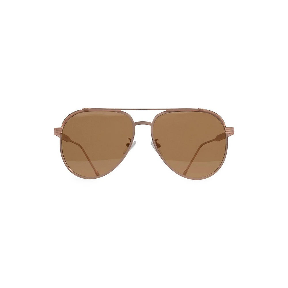 Miguel 57MM Aviator Sunglasses