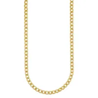 10kt Gold Single Curb Necklace Chain