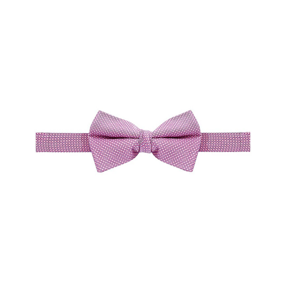 Kid's Textured Silk Bow Tie