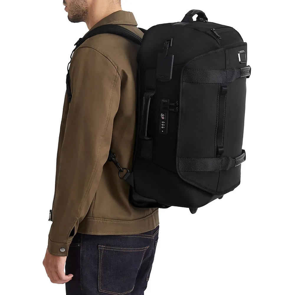 Alpha Bravo Wheeled Carry-On Duffel Backpack