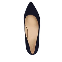 Issa2 Point-Toe Block-Heel Pumps