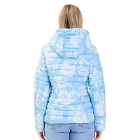 Printed Packable Hooded Ultralight Puffer Jacket