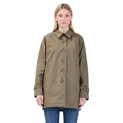 Classic Trench Coat With Striped Lining