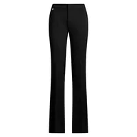 Flat-Front Straight Pants