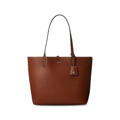 Medium Faux Leather Reversible Tote