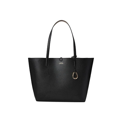 Medium Faux Leather Reversible Tote