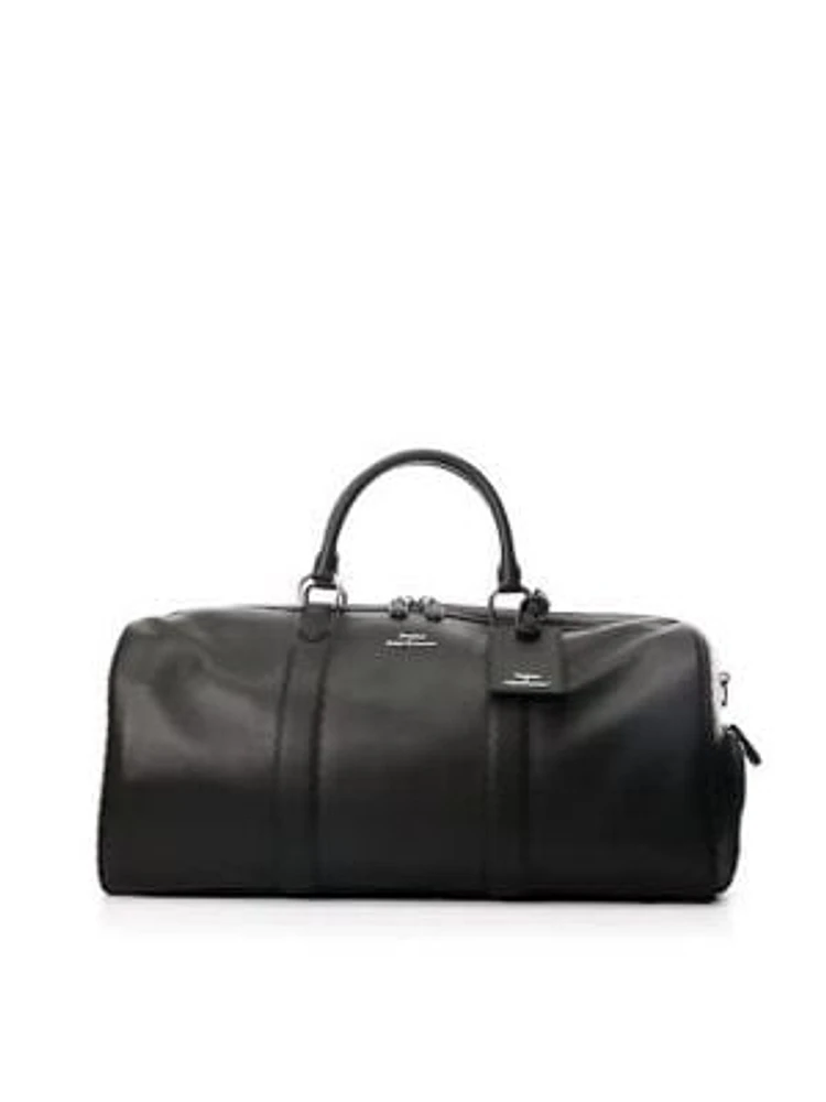 Sac de sport en cuir lisse
