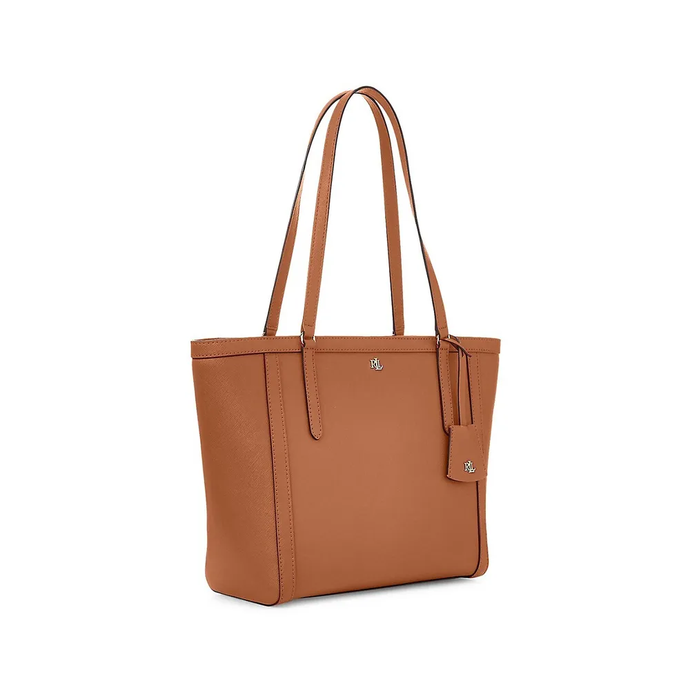 Crosshatch Leather Large Karly Tote for Women