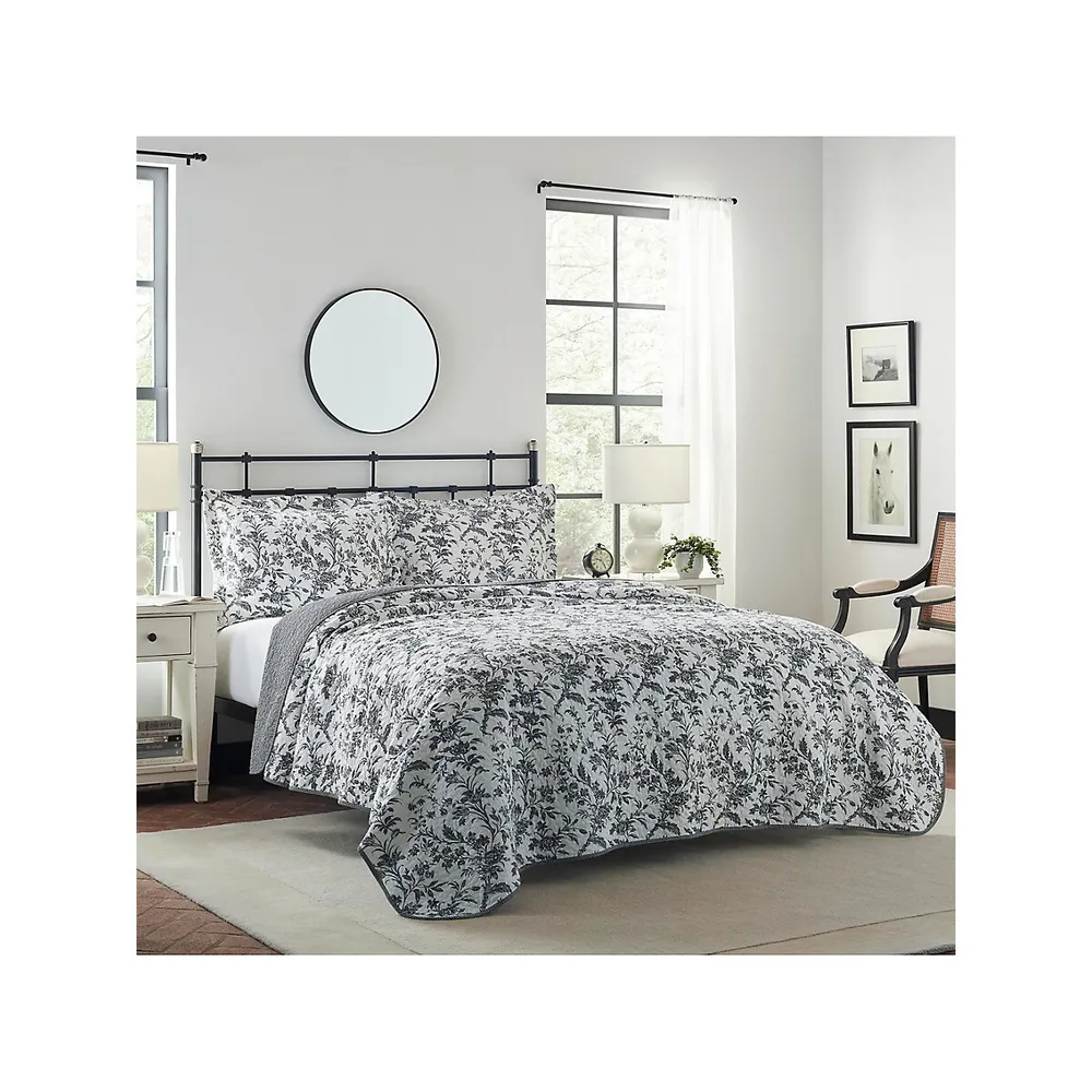 Amberley Cotton 3-Piece Quilt Set