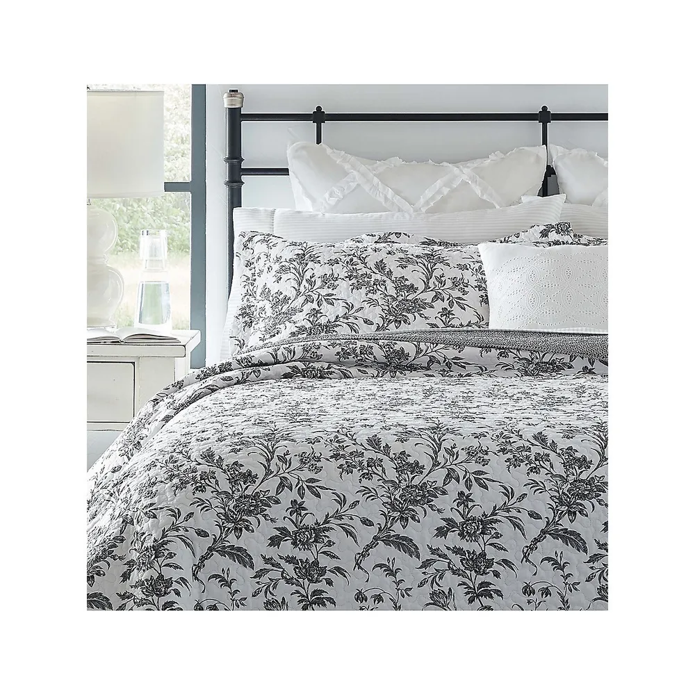 Amberley Cotton 3-Piece Quilt Set