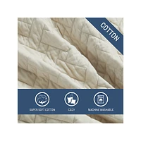 Raffia Cotton 3-Piece Quilt Set