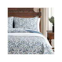 Cape Verde Cotton 3-Piece Quilt Set