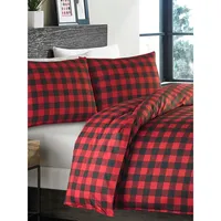 Mountain Plaid Cotton 3-Piece Comforter Set