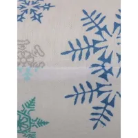 Tossed Snowflake 200-Thread Count Flannel Sheet Set