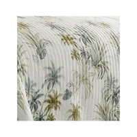 Serenity Palms Cotton Quilt
